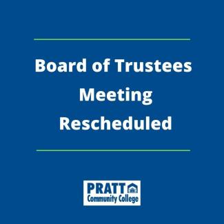 Board of Trustees Meeting Rescheduled for February 20, 2021