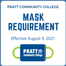Pratt Community College Mask Requirement – Effective August 9, 2021