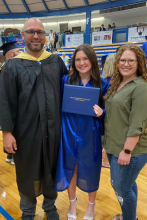 photo of student Randi Hoffman at PCC graduation