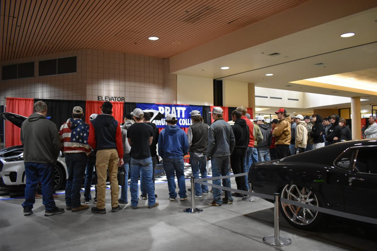 PCC Faculty Meet with Students at Wichita Car Show Pratt Community